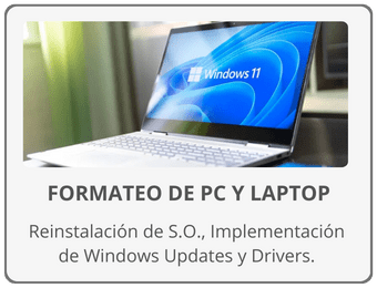 Formateo de PC y Laptop