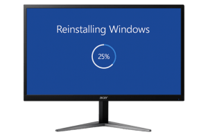 Reinstalacion de Sistema Windows Acer
