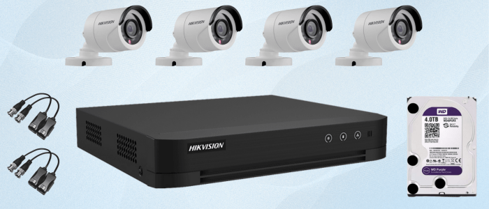 Kit basico de Instalacion DVR y NVR